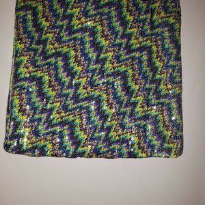 Xhilaration Ladies Junior Sequence Stretchy Mini L